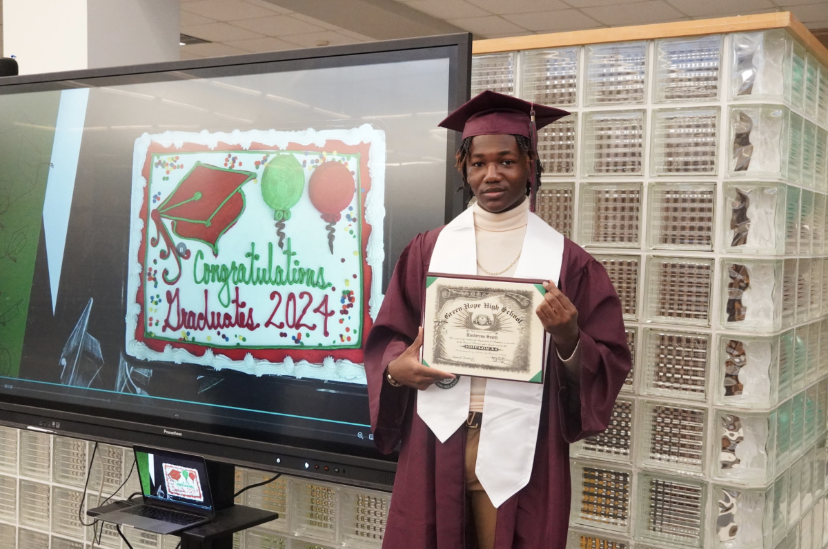 Kenderrus Smith was one of the mid-year graduates. Congratulations!